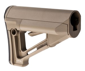 Magpul MAG470-FDE STR Mil-Spec Buttstock, Flat Dark Earth, Storage-Ready
