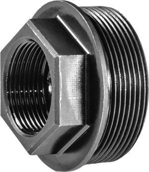 Yankee Hill YHM-3251 Sidewinder Direct Thread Adapter 1/2"-28 Black