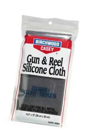 Birchwood Casey 30001 Gun & Reel Silicone Cloth 100% Cotton Flannel