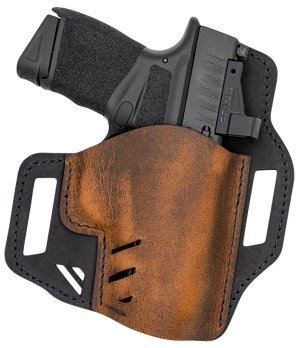 VERSA-POD RR1102 RoughRider Holster Buffalo Brown Leather Size 2