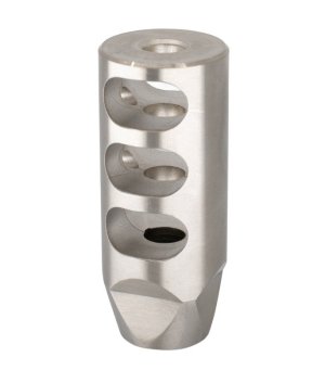 JE Machine TS-MZ24-SS AR15 Stainless Short Muzzle Brake