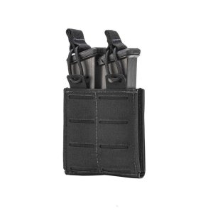 TacShield T3667BK RZR Molle Double Pistol Magazine Pouch Black 1000D Nylon