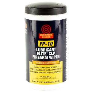Shooter's Choice FP-10 Lubricant Elite CLP Wipes - 75 Count