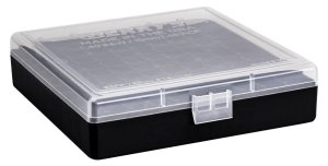 Berry's Mfg #008 (.40/45 ACP/10mm) Box Black w/Clear Lid - 100rd