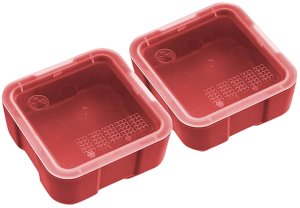 Magpul MAG1390RED DAKA Storage Bin Red Polymer with Transparent Lid
