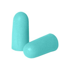 Radians Resistor 32 Foam Ear Plugs Aqua 25 Pairs Noise Reduction 32 dB