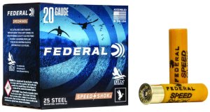 Federal WF2091 Speed-Shok 20Ga 3" 7/8oz #1 Steel Shot 25/Box