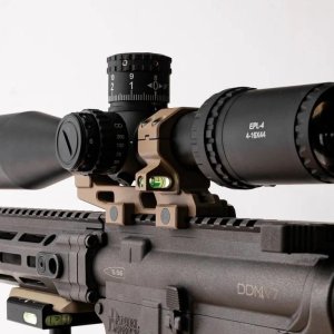 RPM Bravo 30mm Cantilever Mount (1.50'') With Co-Linear Bubble Level FDE
