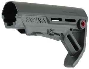Strike Industries MOD1 Mil-Spec Buttstock Black/Red for AR-15/M16