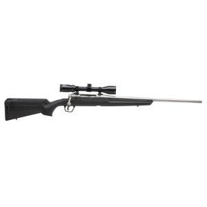 Savage Arms Axis II XP 7mm-08 Rem 4+1 22" Matte Stainless Barrel/Rec Synthetic Stock Bushnell Banner 3-9x40mm Scope