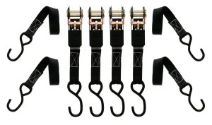 Muddy Mud-SDRS10-4PK 1"X10'STD Duty Ratchet Strap