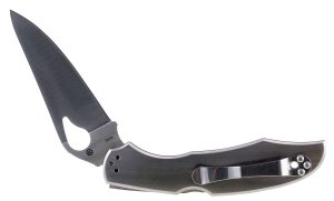 Spyderco Byrd Cara Cara2 3.75in Folding Knife Plain Edge 8Cr13MoV Satin