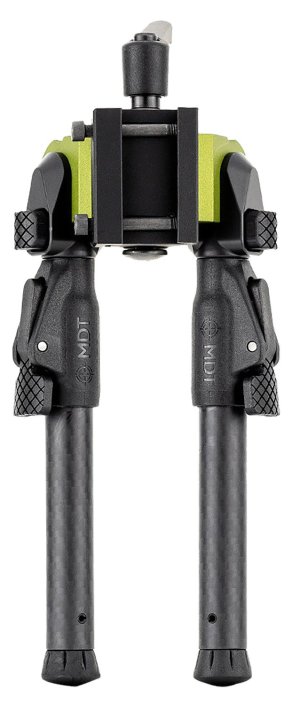 MDT 105561GRN GRND-POD Bipod 4.5"-9" Carbon Fiber/Aluminum Green/Black