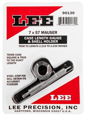 Lee Precision Case Length Gage and Shell Holder 7mm Mauser