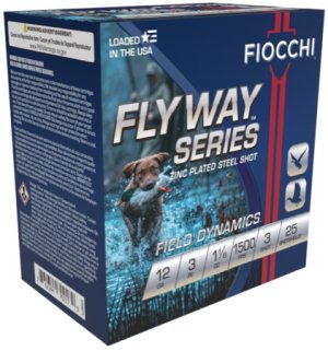 Fiocchi 123ST3 Flyway Steel 12ga 3" 1 1/8oz 1500FPS #3 25/Box