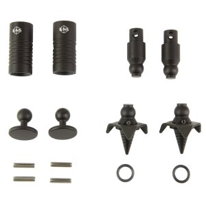 KNS Precision Snapfoot-Harris Quick Change Modular Bipod Kit Black