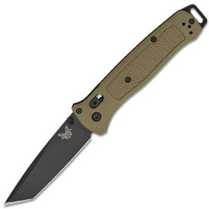 Benchmade 537BK-06 Bailout Tanto 3.38" CPM-S30V Blade Ranger Green Handle