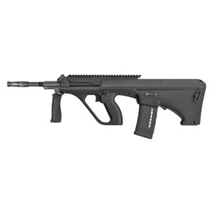 Steyr Arms AUG A3 M1 5.56 NATO Semi-Auto Bullpup Rifle, 16" Barrel, 30-Round AR-15 Magazine, Extended Picatinny Rail, Matte Black Finish