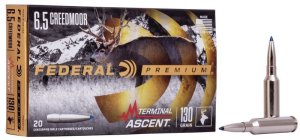 Federal P65CRDTA1 6.5 Creedmoor 130 Grain 20 Rounds Bonded Ammo