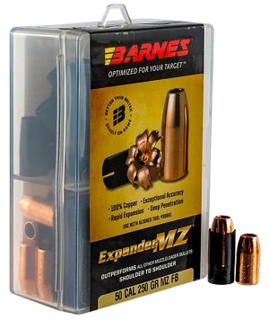 Barnes Expander MZ .50 Cal 300gr HP Muzzleloader Bullet