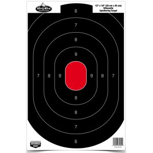 Birchwood Casey 35608 Silhouette Target 12x18 Black/White 8 Pack 12" X 18"