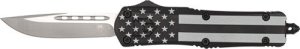 Cobratec Knives FS3 Medium OTF 3In D2 Drop Point Blackout