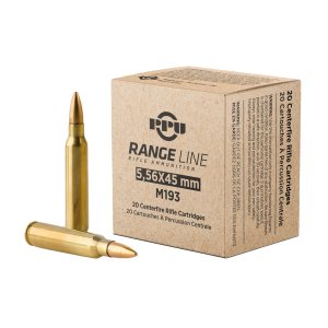 Prvi Partizan Range Line 5.56 NATO 55gr FMJ Boat-Tail 20rd