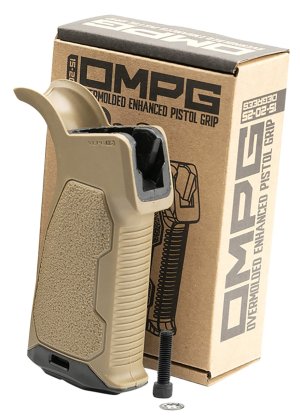 Strike Industries AROMPG15FDE 15deg AR Enhanced Pistol Grip FDE