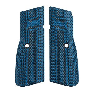 FN America High Power G10 Black/Blue Textured Handgun Grips