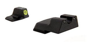 Trijicon 600895 HD XR Night Sight Set Green Tritium/Yellow Outline Front