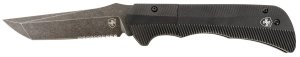 Templar AAABK521 Auto Assist 3.5" Tanto D2 Blade Aged Aluminum Handle