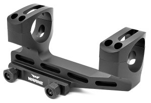 Warne X-SKEL SHXSKEL30TW 30mm 1.9" Scope Mount Black Anodized