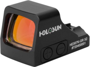 Holosun HE507K-GRX2 Micro Green Dot Reflex Sight Black 0.58x0.77