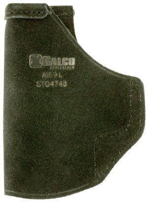 Galco STO474B Stow-N-Go IWB Black Leather Holster for S&W M&P Compact
