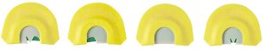 Hunters Specialties Strut Fearsome 4 Diaphragm 4 Pack - Plastic Frame, Latex Reeds