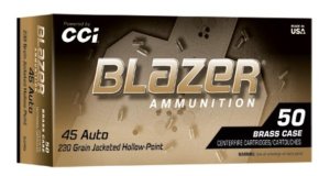 CCI 5245 Blazer 45ACP 230gr JHP 50/Box