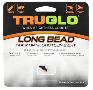 TruGlo TG947ARM Fiber Optic Red Long Bead Universal Shotgun 6-40