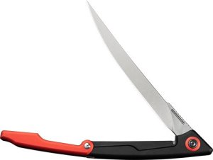 Civivi KNIFE SHAWKA 5.81" BLACK RED FOLDING FILLET KNIFE