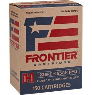 Hornady Frontier FR1015 .223 Rem 55 Grain FMJ 150 Round Box