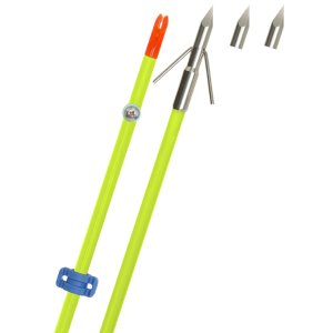 Fin Finder Raider Pro Bowfishing Arrow Flo Green 32" Riptide Point
