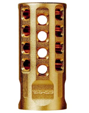 Tapco TAP22032 Muzzle Brake 22 LR Gold Anodized For Ruger 10/22 Rifles Bull Barrel .920 1/2x28