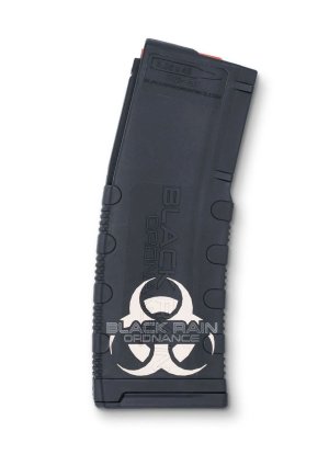 Black Rain Ordnance 30Rdmag Lsrd BRO Logo (Large) BROMG30BRLOGO