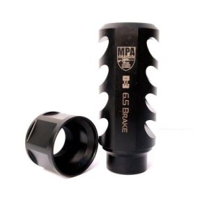 Masterpiece Arms MZLBRAKE-65 6.5mm 5/8x24 TPI Black Nitrided Muzzle Brake