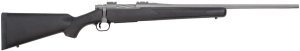 Mossberg 28005 Patriot 243 Win 5+1 22" Fluted Barrel, Cerakote Stainless Steel, Spiral-Fluted Bolt, Synthetic Stock, Drop Box Magazine, Adjustable LBA Trigger