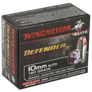 Winchester S10MMPDB 10mm Auto 180 Grain Bonded Jacket Hollow Point 20 Round