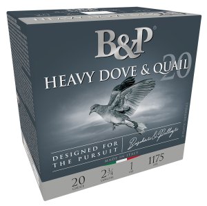 B&P Ammunition 20BD8 Heavy Dove & Quail 20Gauge 2.75" 1oz 8Shot 25 Per
