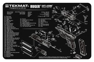 TekMat TEKR17RUGERLC9 Ruger LC9 Cleaning Mat 11"x17" Diagram