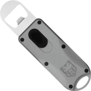CobraTec CTOTFBOGRY Bottle Opener OTF Grey with Lanyard