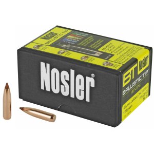 Nosler 6.5mm/264 Caliber 120 Grains Spitzer Ballistic Tip (Per 50) 26120