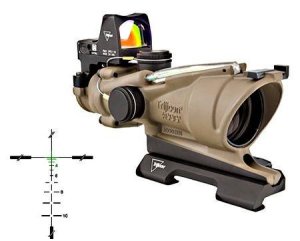 Trijicon ACOG TA31-D-100554 4x32mm .223 Crosshair Flat Dark Earth